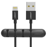 Ugreen self-adhesive 7 cables organizer black (50320)