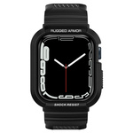 Strap de la Husa SPIGEN Apple  Watch 4 / 5 / 6 / SE 44mm Rugged Armor "pro" Black Black