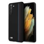 Husa BMW Samsung Galaxy S21 Plus Samsung Galaxy S21 Plus Silicone Stripes M Collection BMHCS21MSIVTBK Negru Case