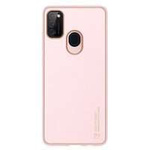 Dux Ducis Ducis Yolo elegant de acoperire din piele ecologică caz Samsung Galaxy M30s roz