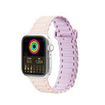 StrapArmor strap Apple Watch magDux Ducis Strap ( Versiune) Ultra, SE, 8, 8, 7, 6, 5, 4, 3, 2, 1 (49, 45, 44, 42 mm) brățară din silicon netic roz-violet