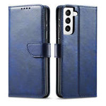 Magnet Case husă elegantă husa husă cu clapetă și funcție de suport Samsung Galaxy S22+ (S22 Plus) albastru