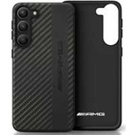 Husacase Amg Amhcs23sblsca S23 S911 negru/negru Hard Carbon Stripe&amp;embossed Case