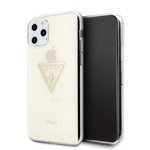 Husa guess Apple iPhone  11 Pro gold/gold hard case Glitter Triangle Case