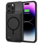 Husa Tech-protect Powercase MagSafe  7000mah iPhone 15 Pro Black Case