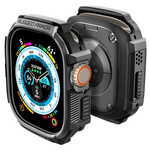 Husa Spigen Rugged Armor Apple Watch MATTE Ultra (49 Mm) Negru