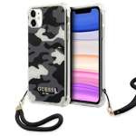 Case Guess GUHCN61KSARBK iPhone 6.1 11 "black / black hardcase Camo Collection Case