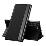 Husa Case Husa Sleep Pro pentru Samsung Galaxy S23+ cu suport cu clapetă negru Case