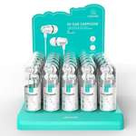 USAMS Set 30 pcs Headphones EP-42 3.5 mm white/white SJ475HSTZ02