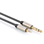 Cablu UGREEN Jack 3,5 mm la TRS 6,35 mm AV127 5m gri