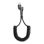 Cablu BASEUS Spring USB-C 1m 2A negru