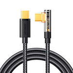cablu Joyroom USB C unghiular - USB C pentru încărcare rapidă și transfer de date 100W 1.2m negru (S-CC100A6)