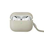 husa UNIQ Lino AirPods Pro 2nd gen silicon bej/bej fildeș ivoriu