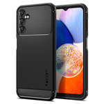Husa Spigen Rugged Armor MATTE Galaxy A14 5G negru Case