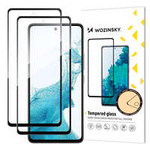 Set Wozinsky 2x Szkło hartowane cu adeziv complet super durabil Ecran complet cu Case prietenoasă Samsung Galaxy A33 5G Negru