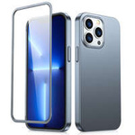 Joyroom 360 Full Case husa capacul pentru iPhone 13 Pro Max spate și față de carcasă + folie sticla gri (JR-BP928 tarnish)