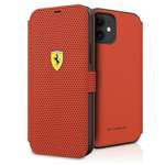 Husa FERRARI Apple iPhone 12 Mini Book On Track Perforat FESPEFLBKP12SRE Roșu Case