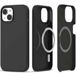Husa Tech-protect Silicone MagSafe iPhone 15 MATTE Negru Case