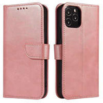 Magnet Case caz elegant husa capacul elegant cu clapetă și funcție de stand Samsung Galaxy A73 roz