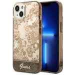 Husa Apple iPhone GUESS 14 Plus Porcelain Collection maro tare GUESS 14 Plus Porcelain Collection maro tarecase