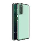 Arc Case husă din gel husa cu ramă colorată pentru Samsung Galaxy A12 / Galaxy M12 negru