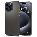 Husa Spigen Thin Fit iPhone 15 Pro Gunmetal Case