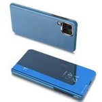 Clear View Case caz husa cu capacul flip Samsung Galaxy A22 4G albastru