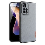 Husa Husa Dux Ducis Fino acoperita cu material nailon Xiaomi Redmi Note 11 Pro + / 11 Pro albastru