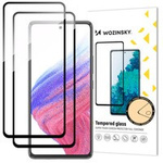 folie sticla ecran Wozinsky Full Glue Sticlă temperată de sticlă Samsung Galaxy A54 A54 5G 9H pentru întregul cu cadru negru