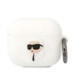 Karl Lagerfeld KLA3RUNIKH AirPods 3 capac alb/alb silicon Karl Head 3D