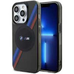Husa iPhonecase BMW BMHMP14XHDTK 14 Pro Max 6.7" gri/gri greu Tricolor Stripes MagSafe
