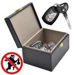 Cutie antifurt pentru chei de mașină telefon blocarea undelor radio Faraday Box Faraday cage negru