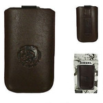 Husa DIESEL M Slip universal din piele naturală maro iPhone 3 3GS 4 4S N8