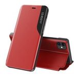 Eco piele Vezi Case caz elegant husa cu clapetă și funcție de stand iPhone 13 mini roșu
