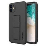 Wozinsky Kickstand Case carcasă flexibilă din silicon cu suport iPhone 12 mini negru