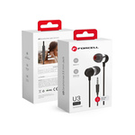 Premium Sound Forcell U3 U3 mini jack 3,5 mm kit HF negru