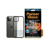 PanzerGlass ClearCase iPhone  12/12 Pro 6.1" Antibacterial negru/negru