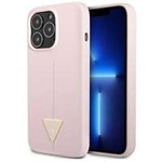 Guess GUHCP13XSLTGU iPhone 13 Pro Max 6.7" violet/purpuriu durcase Triunghi de silicon