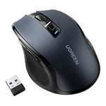 Ugreen mouse optic wireless USB 2.4GHz 4000 DPI negru (MU006)