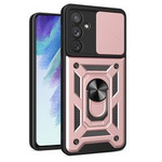 Husa Armor husa Hybrid Camshield pentru Samsung Galaxy A54 5G carcasă blindată pentru Samsung Galaxy A54 5G cu capac pentru camera foto roz Case