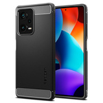 Husa Spigen Rugged Armor MATTE XIAOMI REDMI NOTE 12 PRO+ PLUS 5G NEGRU