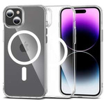 Husa Tech-protect Flexair Hybrid MagSafe iPhone  15 Clear Case