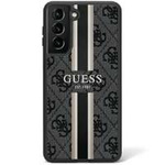 Husacase Guess GUHCS23SP4RPSK S23 S911 negru/negru tare 4G cu dungi imprimate Case