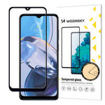 folie sticla ecrancase Wozinsky Full Glue Motorola Moto E22i / E22 pentru întreaga cu cadru negru ( prietenos)
