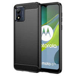 Husa Case husanounou Carbon Motorola Moto Moto E13 flexibil siliko carbo capac negru Case
