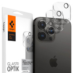 Spigen iPhone Protector de cameră Optik.tr Camera Protector 2-pack 14 Pro / 14 Pro Max Crystal Clear