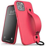 Husa Case iPhone Adidas OR mână curea 12 Pro Max roz / semnal roz 42398
