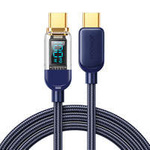 cablu Joyroom USB C - USB C 100W pentru încărcare rapidă și transfer de date 1,2 m albastru (S-CC100A4)