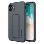 Wozinsky Kickstand Case flexible silicone cover with a stand Xiaomi Redmi 10X 4G / Xiaomi Redmi Note 9 blue