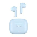 Casti USAMS Bluetooth 5.3 TWS US Series Dual mic wireless albastru/albastru BHUUS03